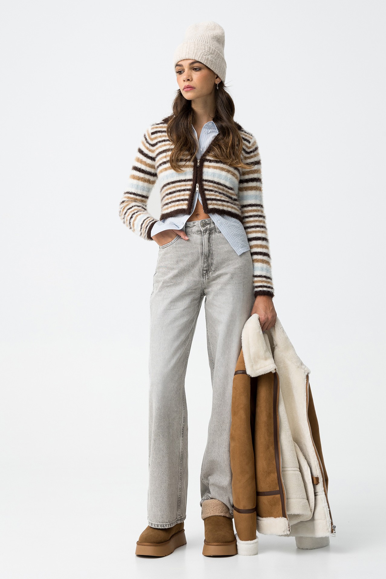 Cardigan Tricotado Slim