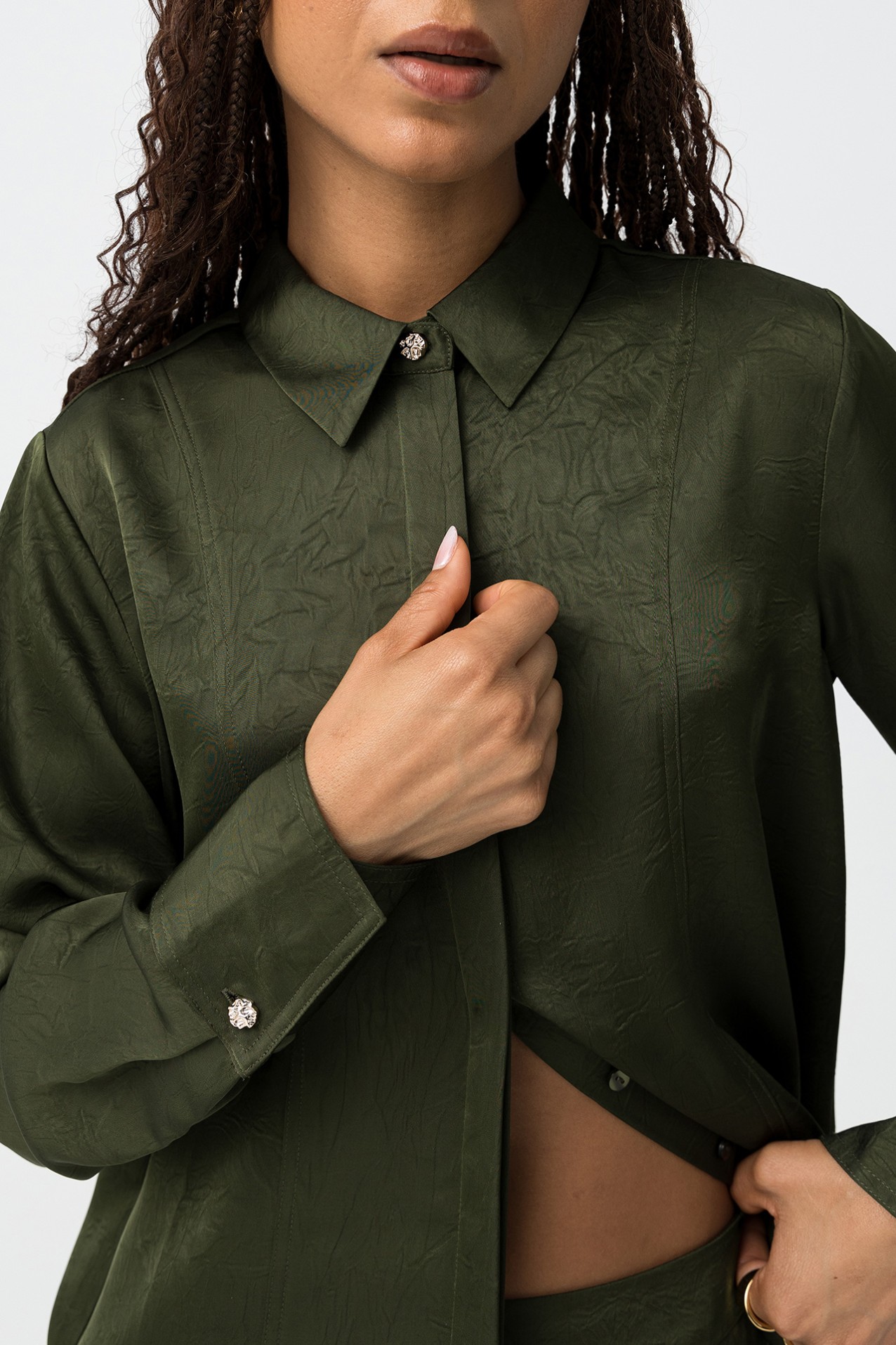 Long Sleeve Green Shirt