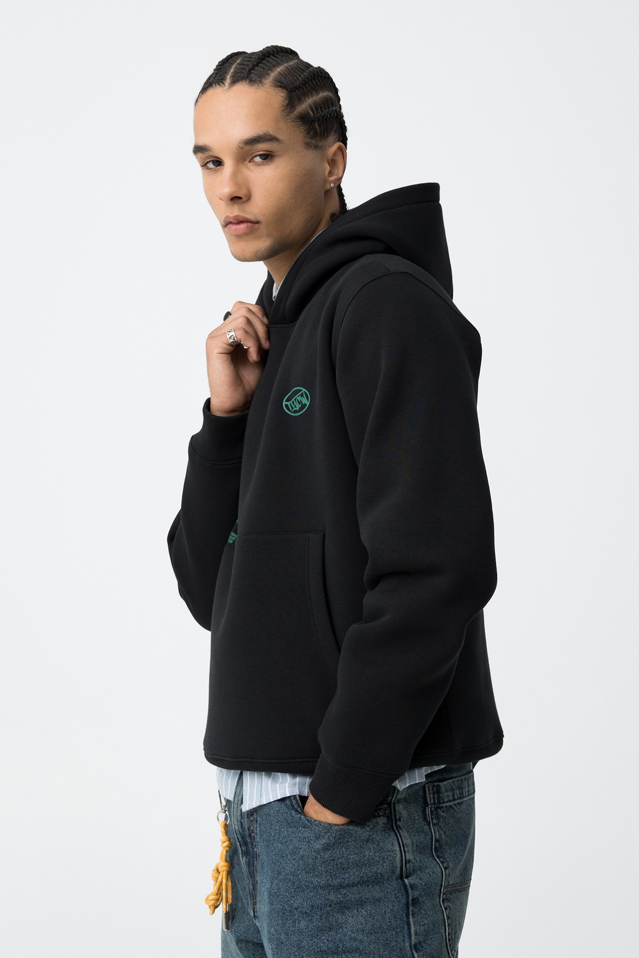 Hoodie Negro Casual