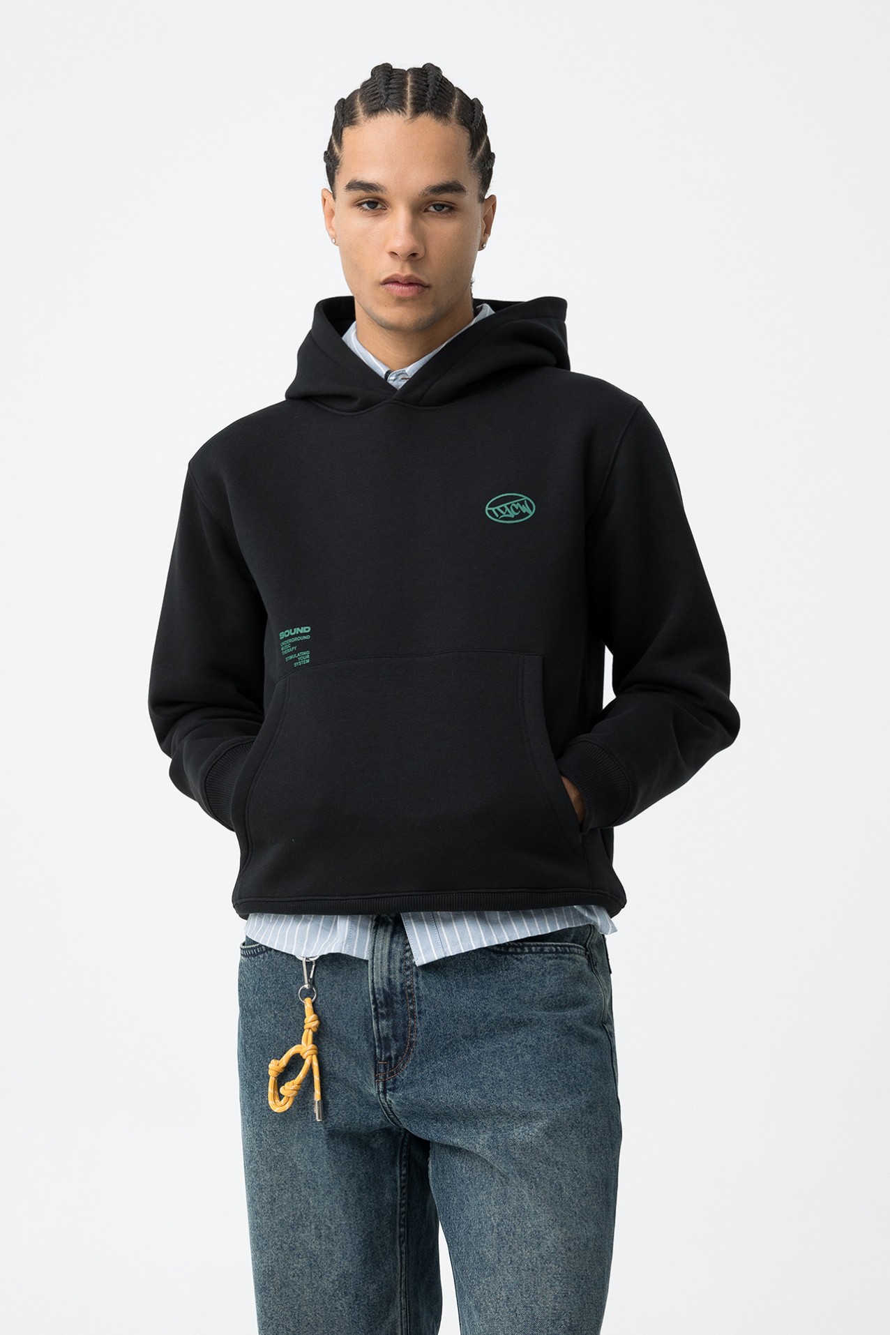 Hoodie Negro Casual