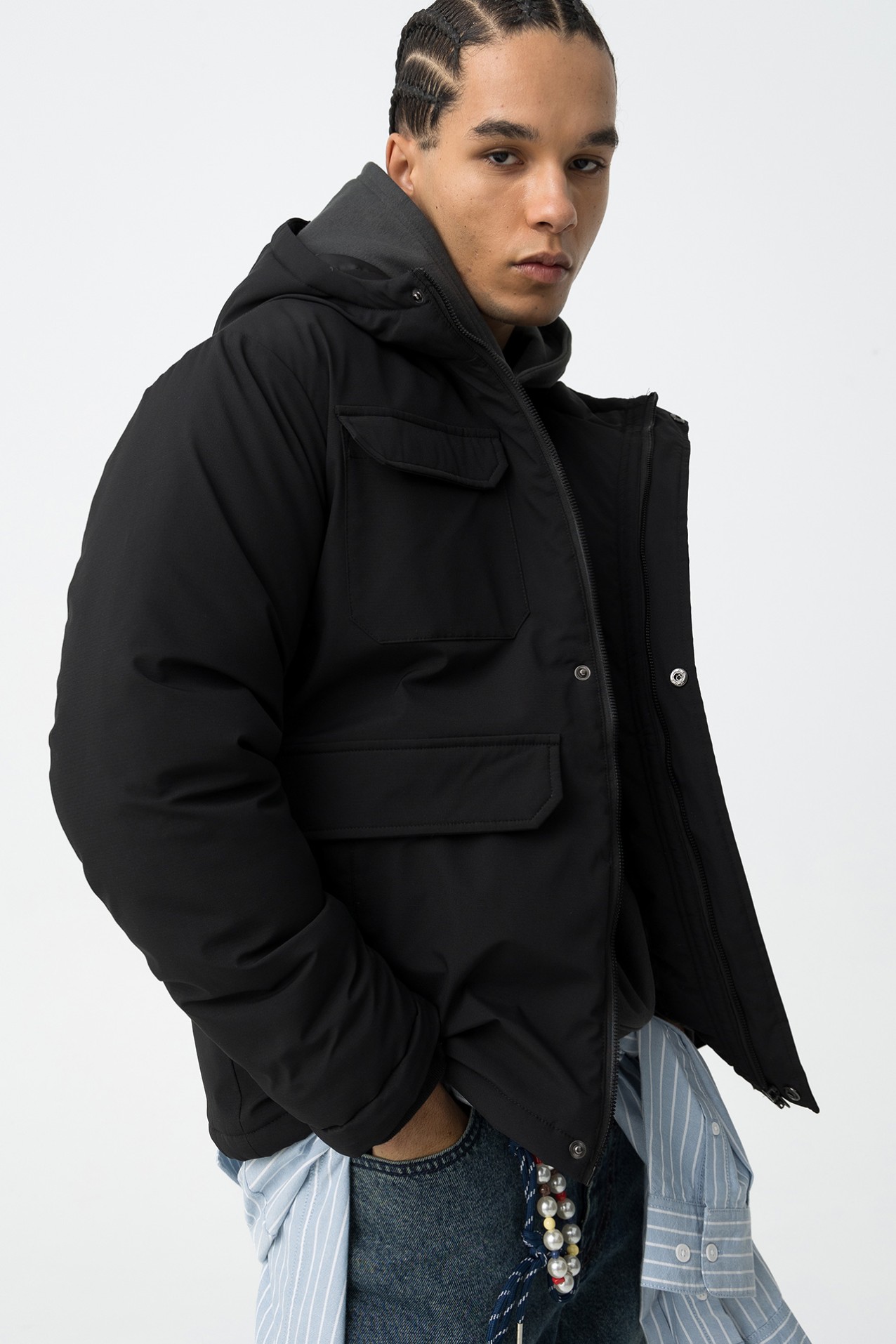 Casaco Comprido Acolchoado