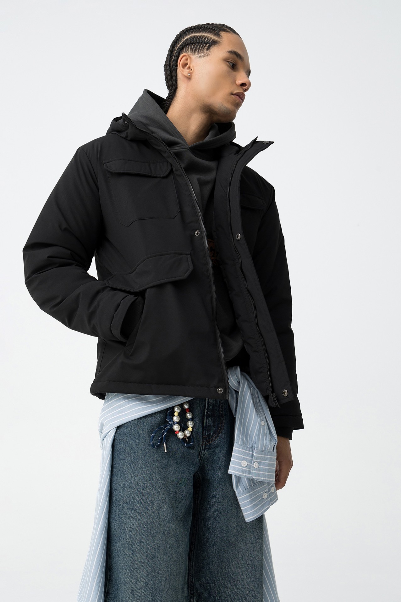 Casaco Comprido Acolchoado