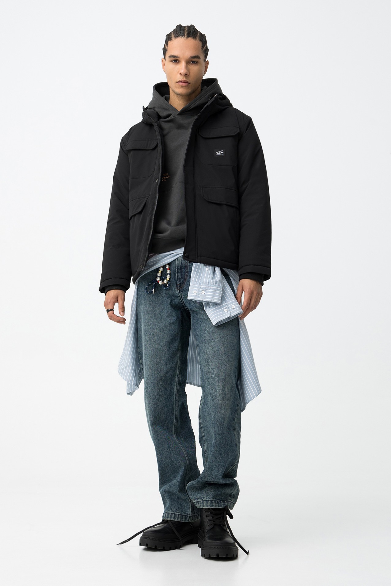 Casaco Comprido Acolchoado