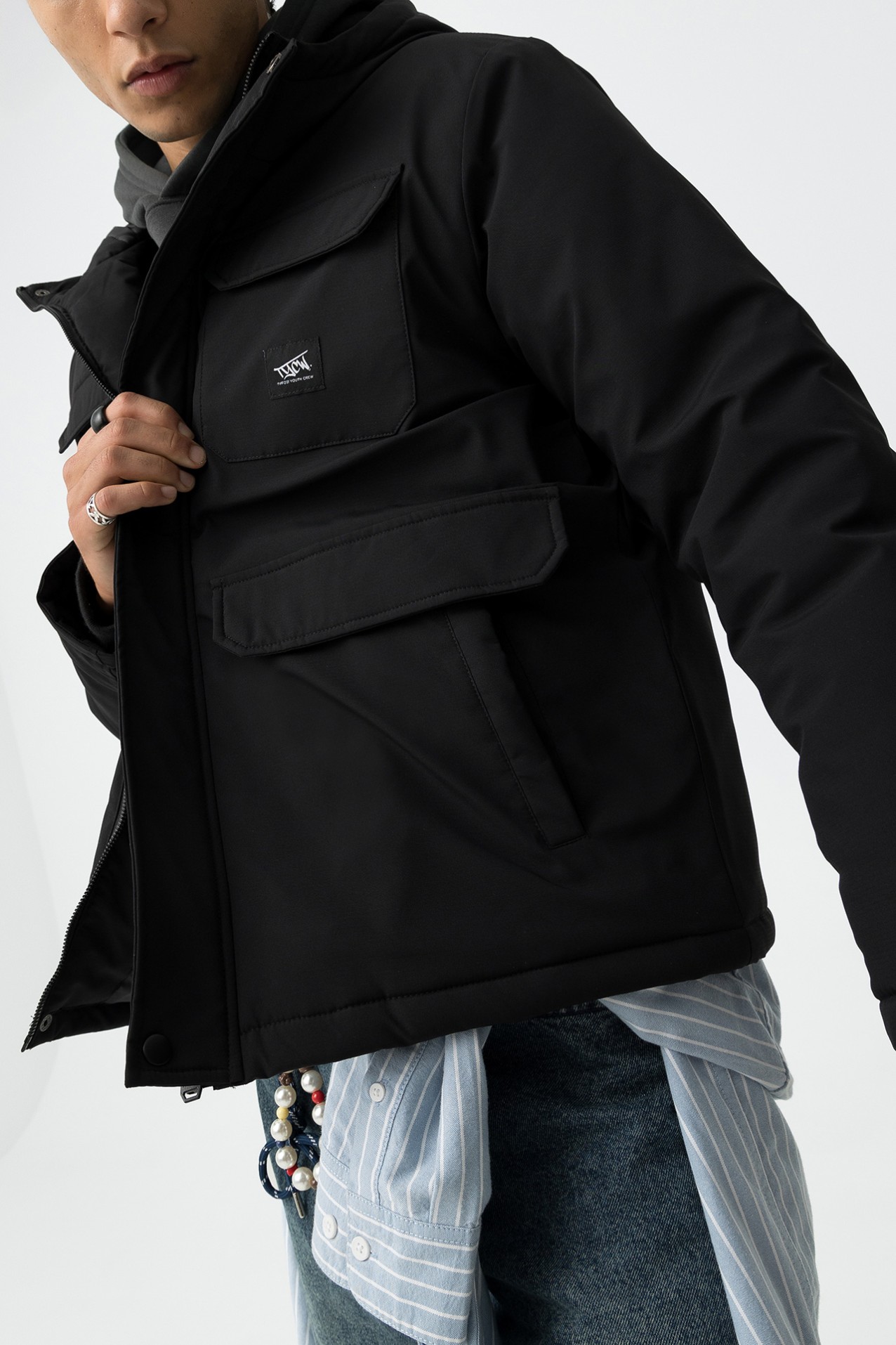 Casaco Comprido Acolchoado