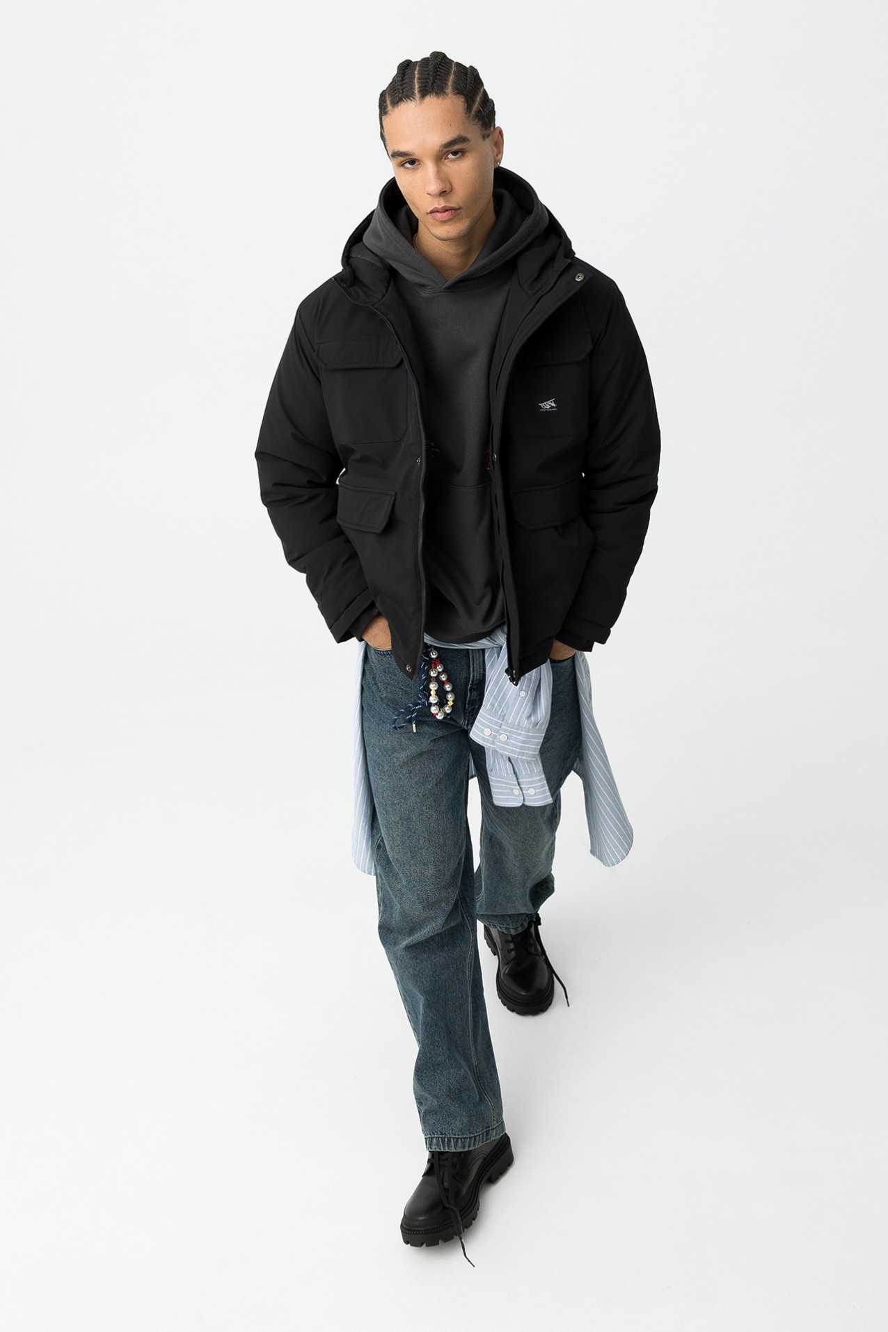 Casaco Comprido Acolchoado