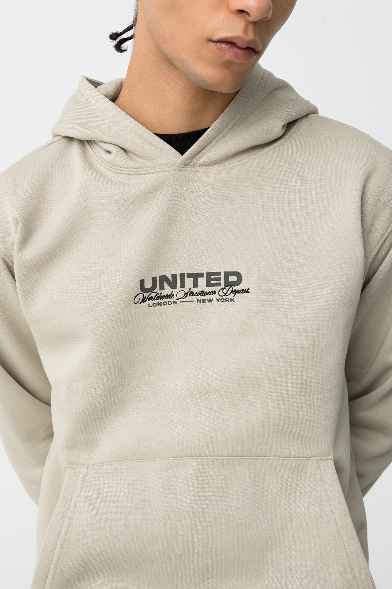 Hoodie beige "United"