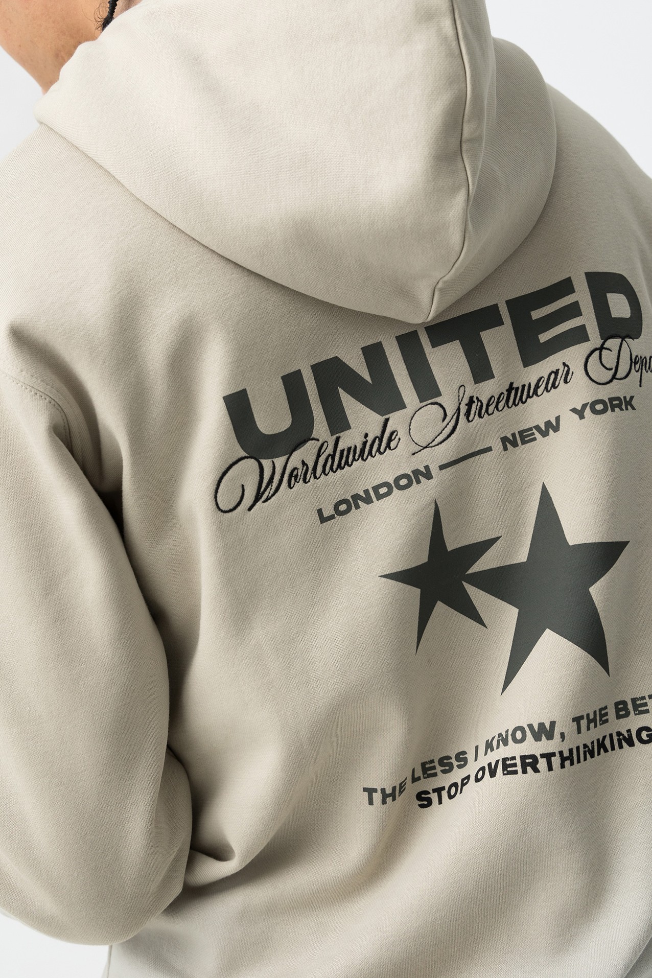 Hoodie beige "United"