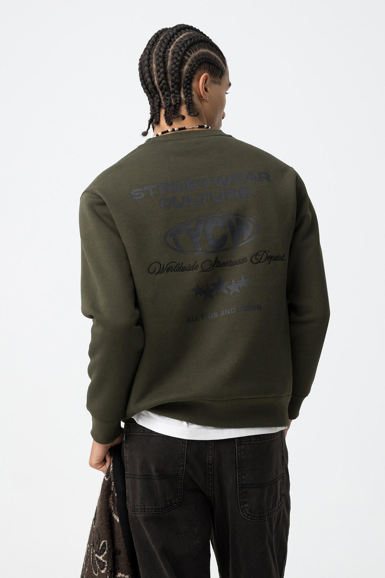 Sweatshirt Caqui Casual