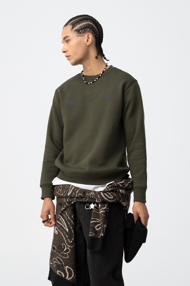 Sweatshirt Caqui Casual