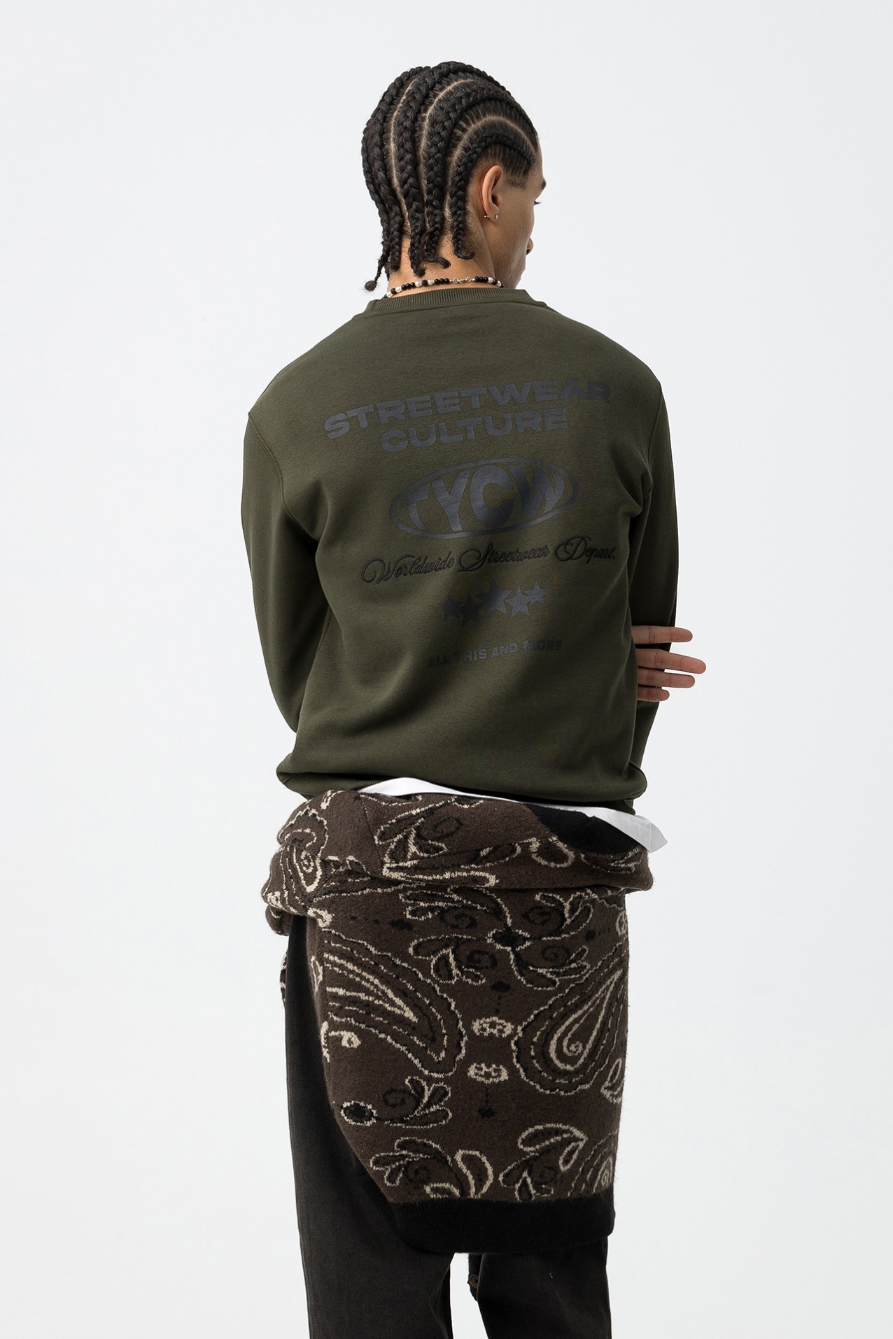 Sweatshirt Caqui Casual