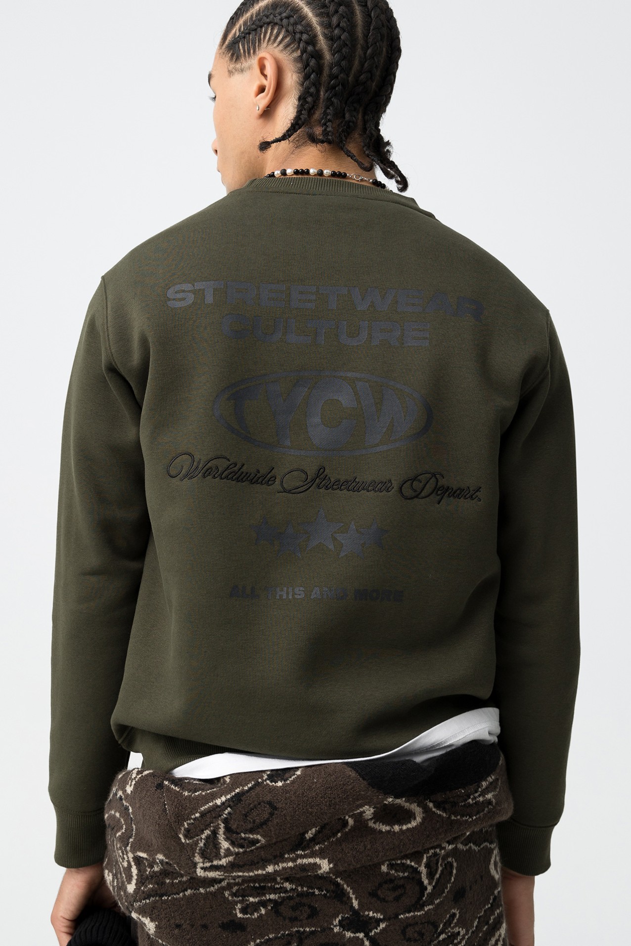 Sweatshirt Caqui Casual