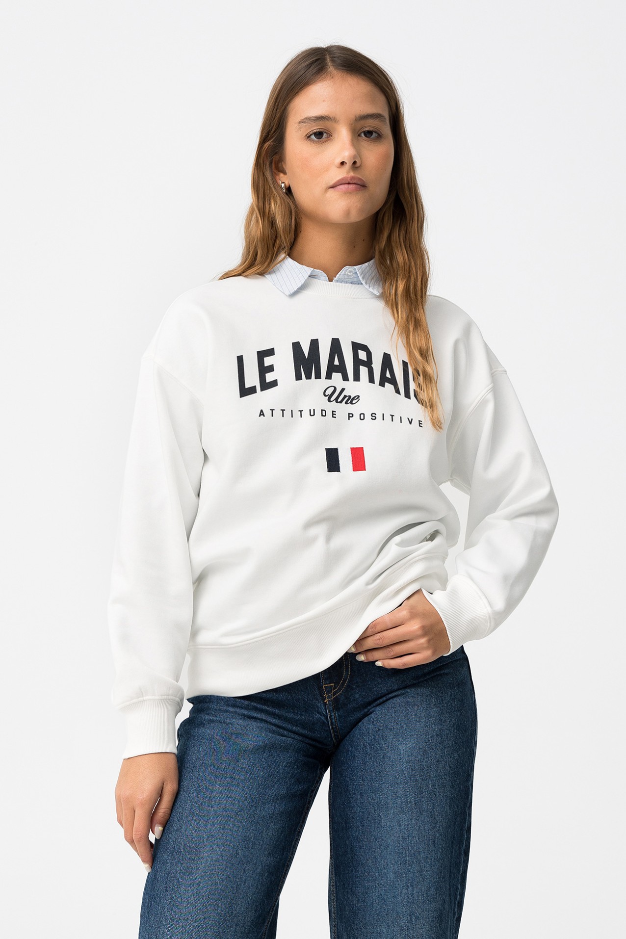 White Le Marais Sweatshirt