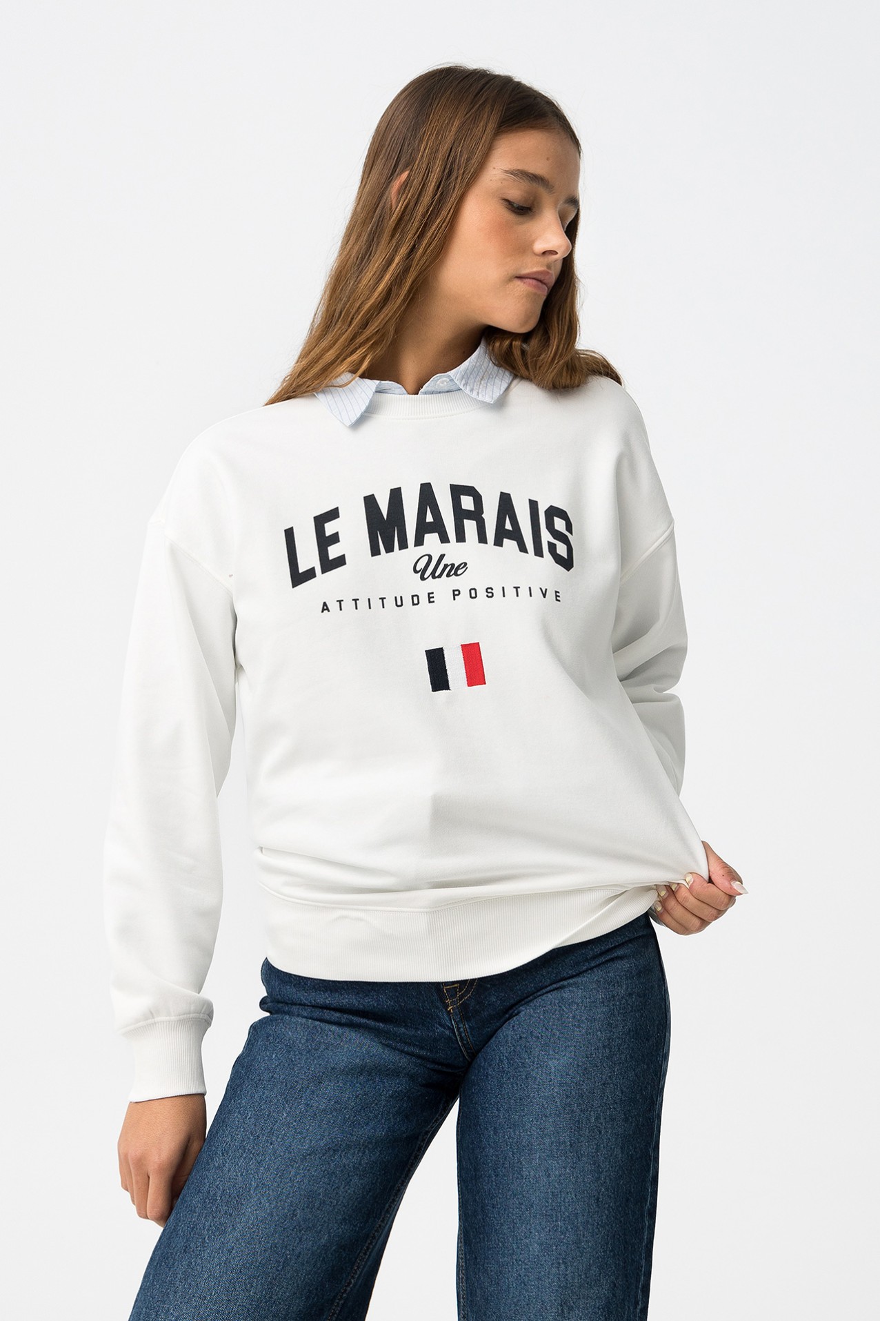White Le Marais Sweatshirt