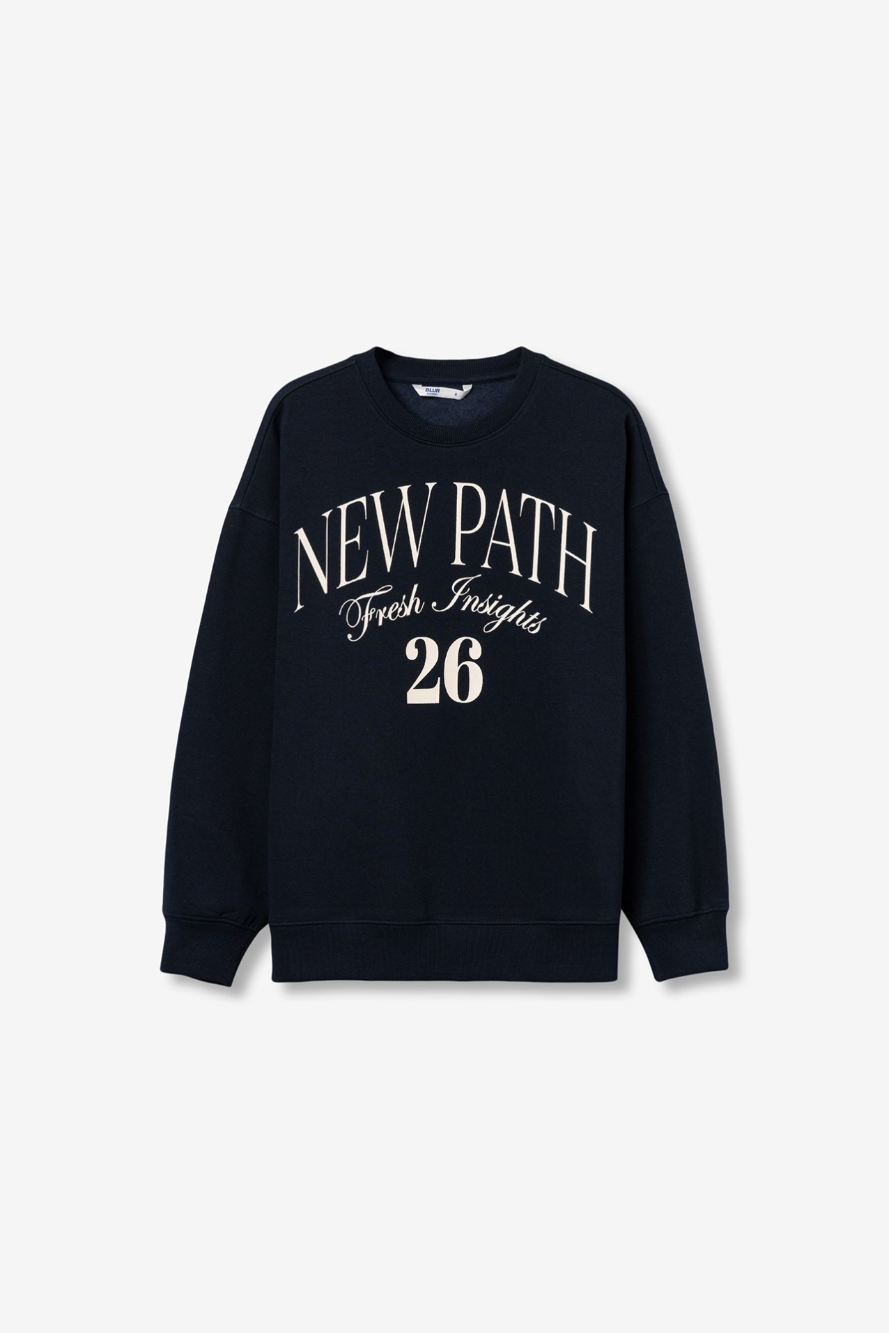 Sweatshirt Relaxed Azul Escuro