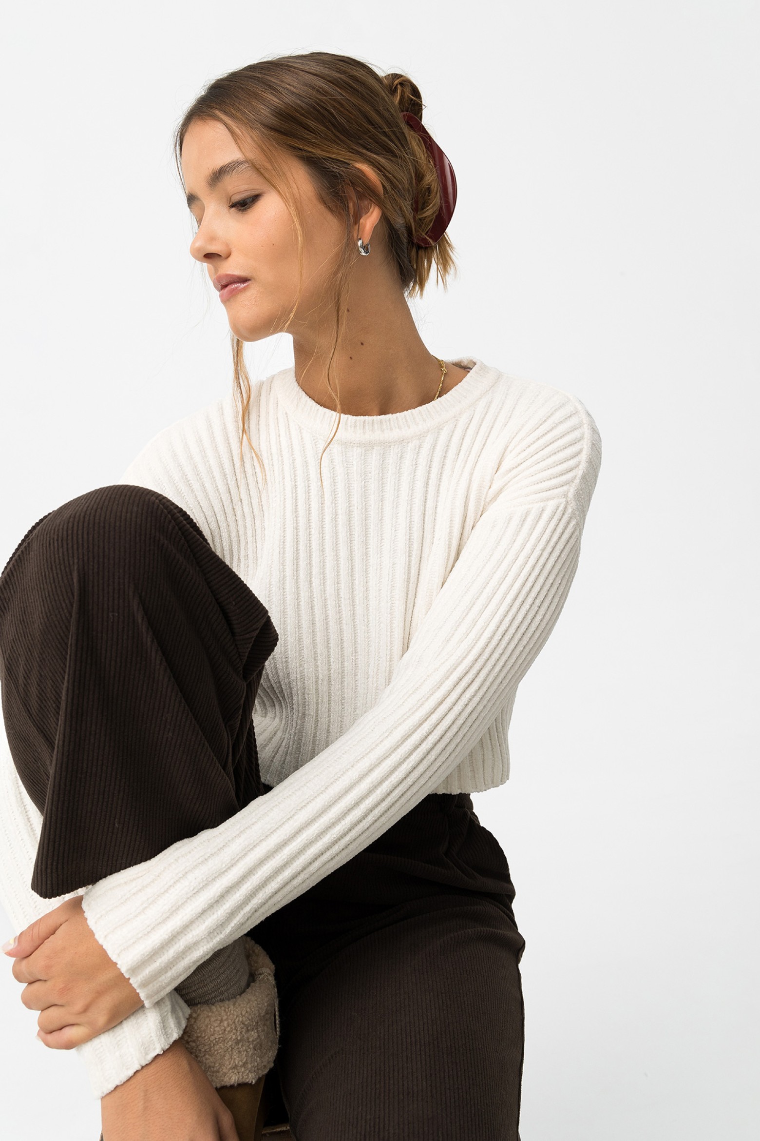 Camisola Cropped Relaxed Fit