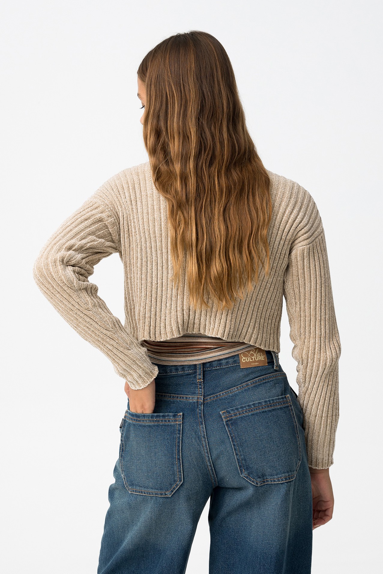 Camisola Tricotada Bege