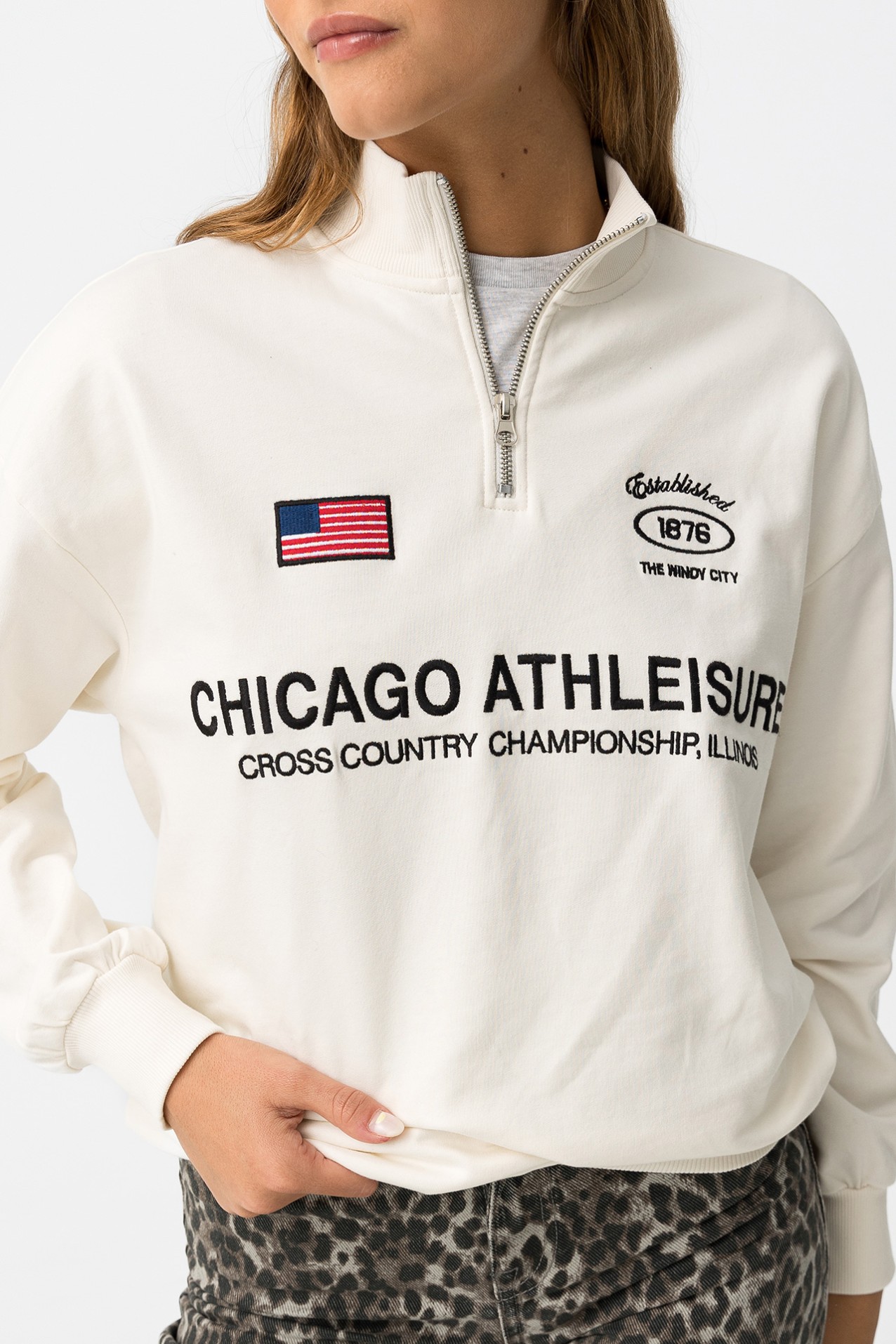 Sweatshirt Relaxed Branca