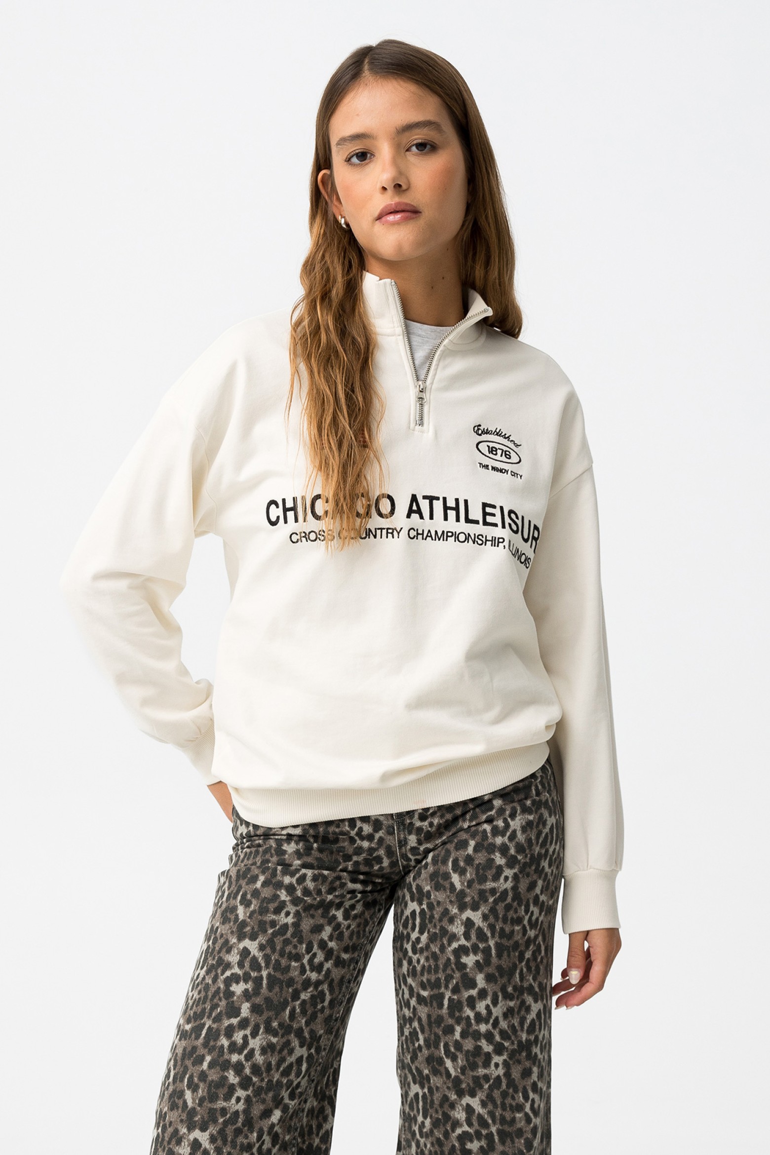 Sweatshirt Relaxed Branca