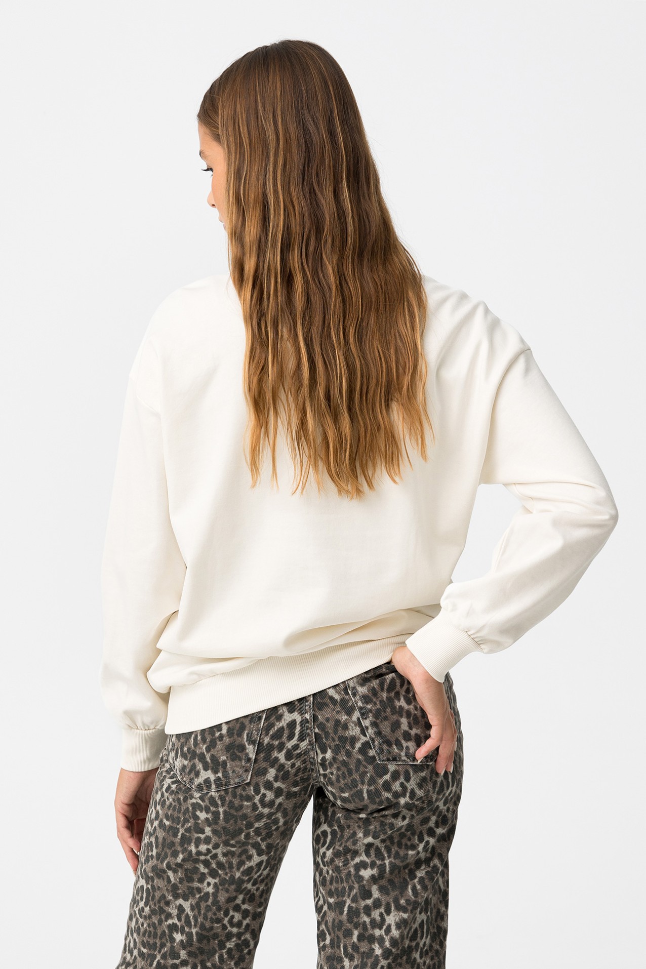 Sweatshirt Relaxed Branca