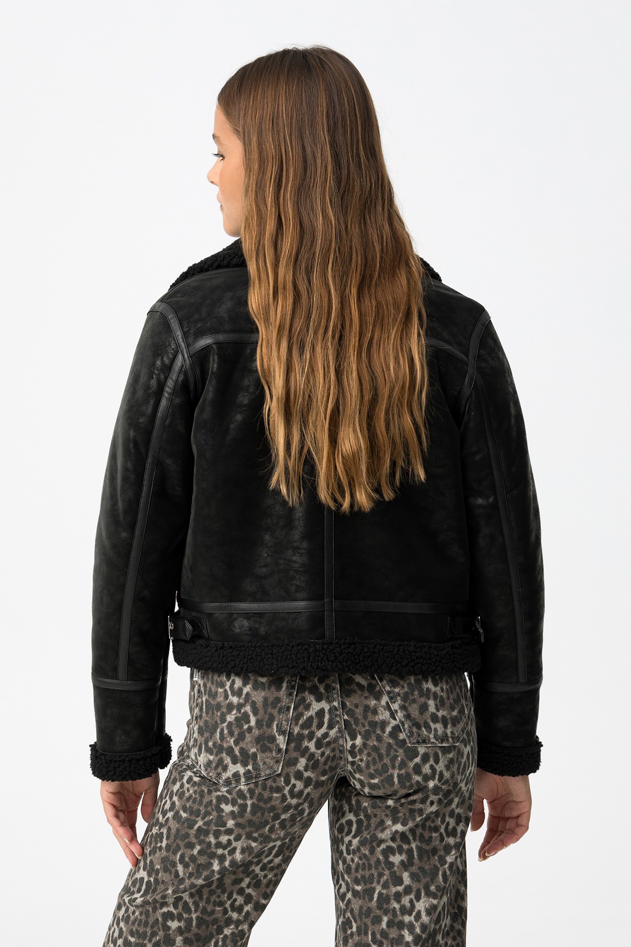 Casaco Biker Combinado