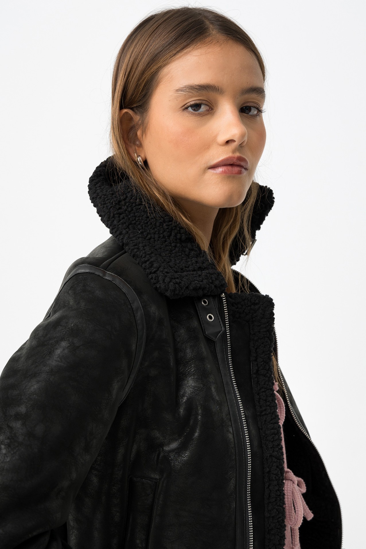 Casaco Biker Combinado