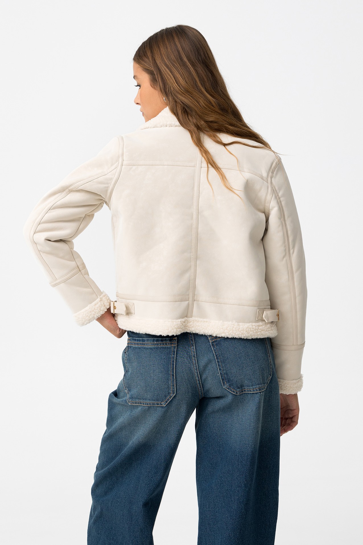 Casaco Biker Combinado