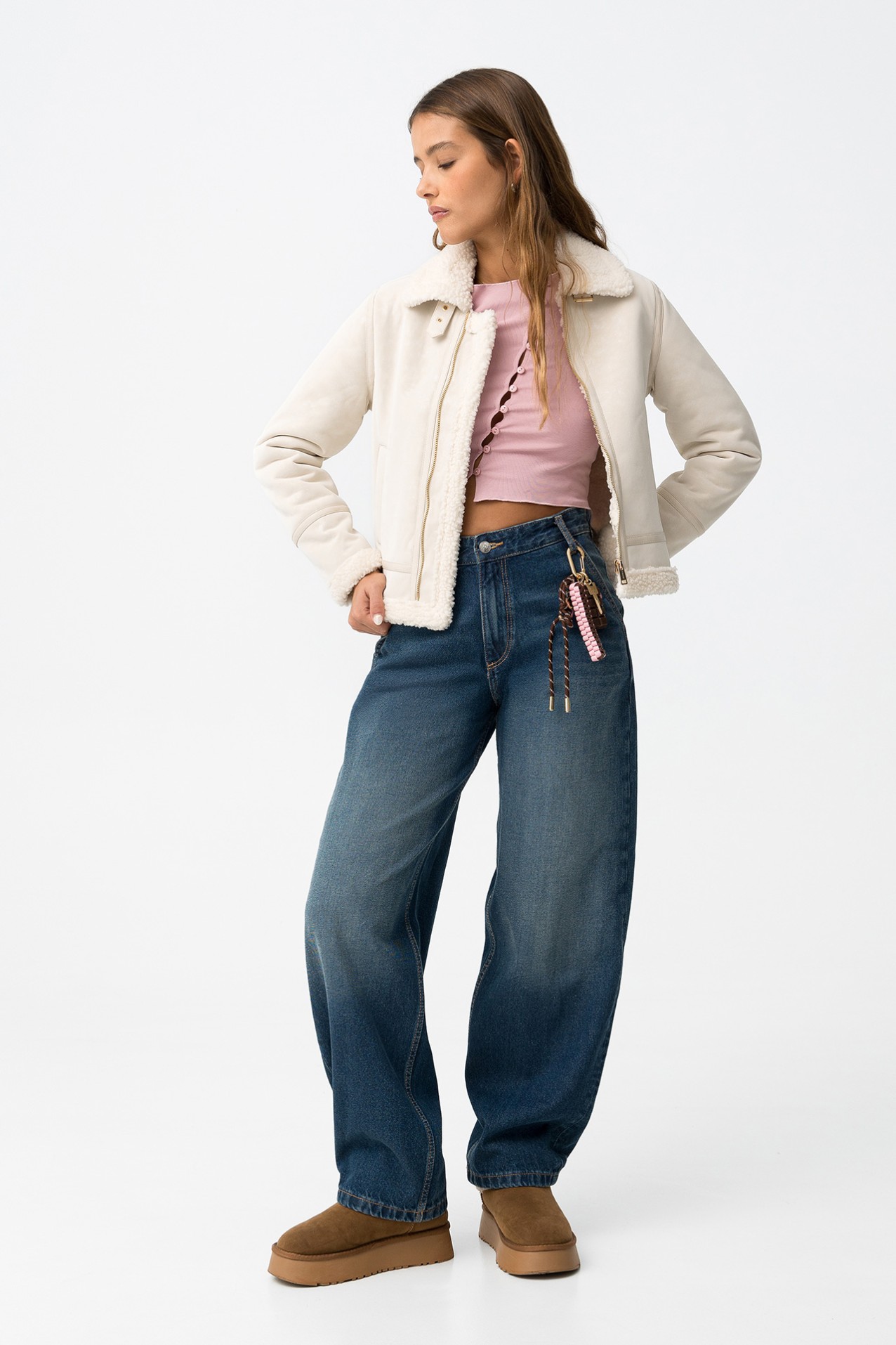 Casaco Biker Combinado