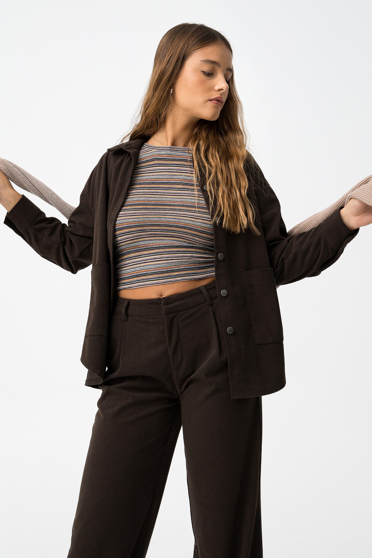 T-shirt Super Slim Listrada