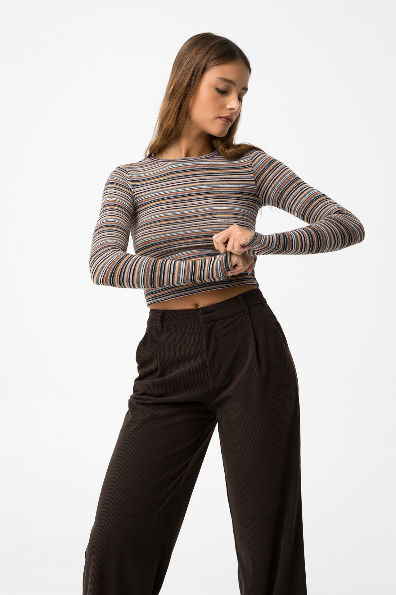 T-shirt Super Slim Listrada