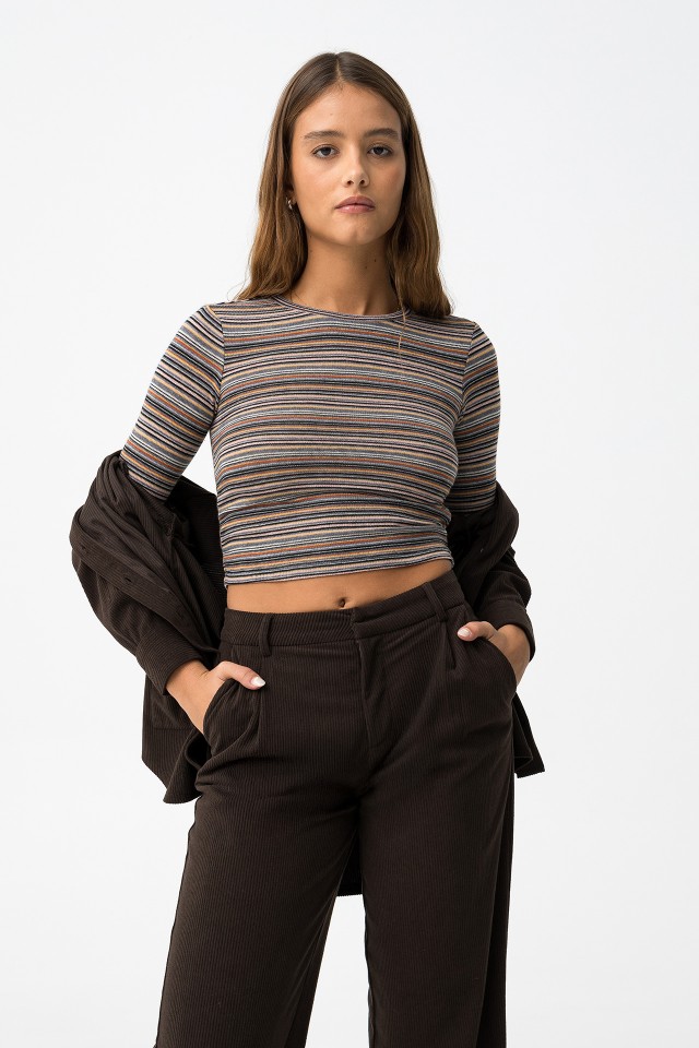 T-shirt Super Slim Listrada