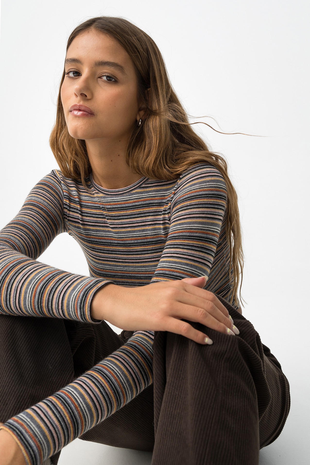 T-shirt Super Slim Listrada