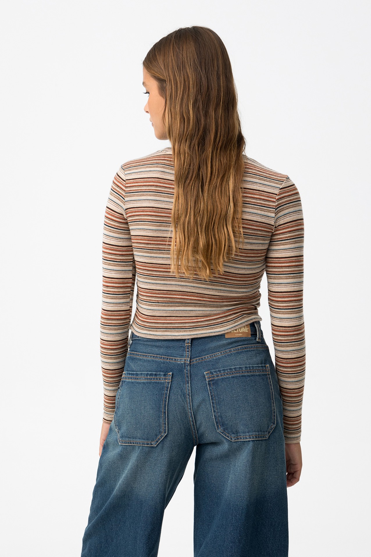 Camiseta rayada super slim