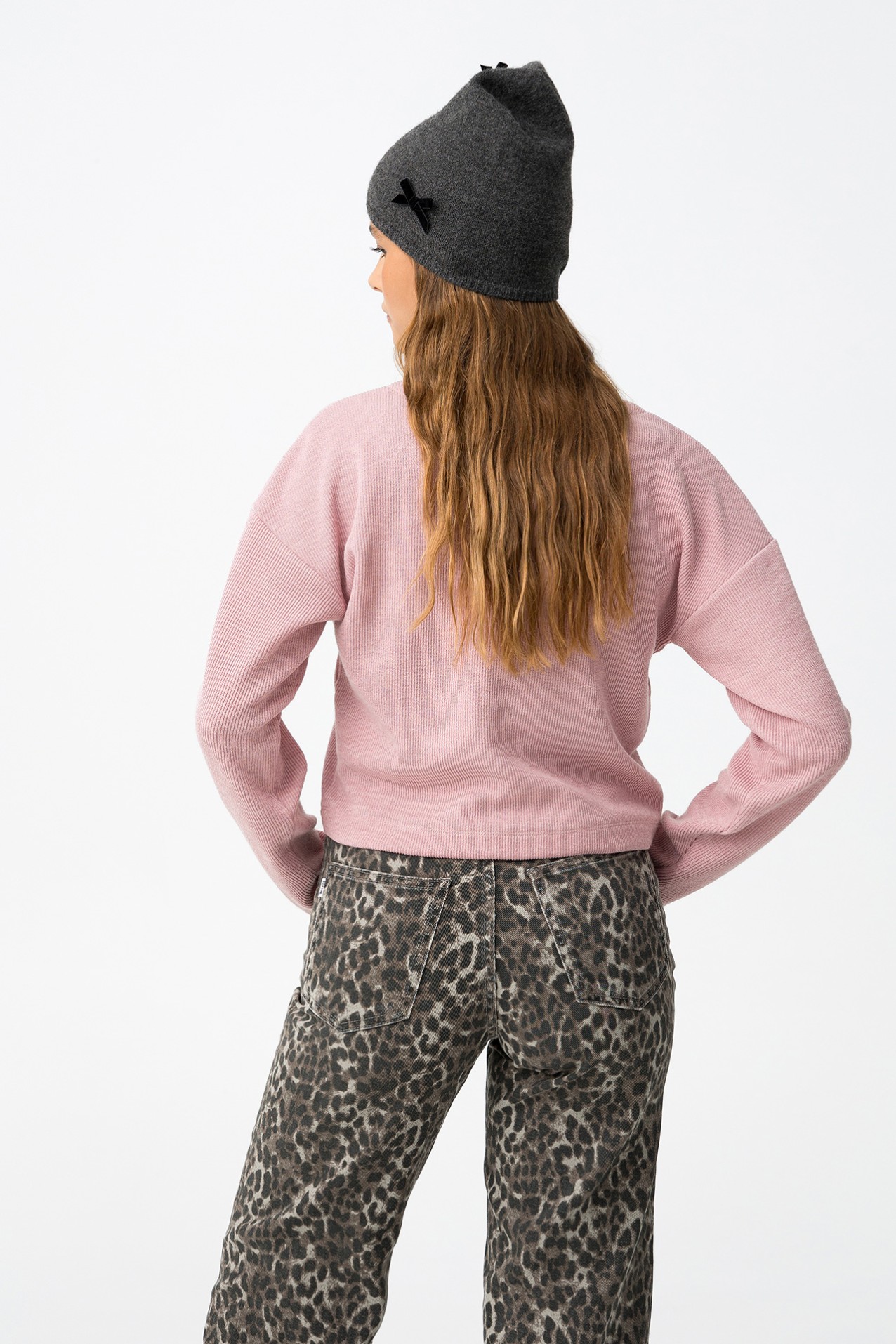 Casaco Rosa com Laos