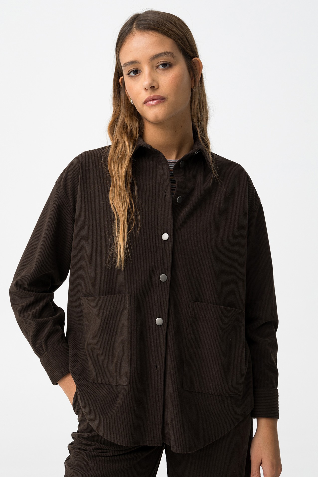 Camisa Oversize Chocolate