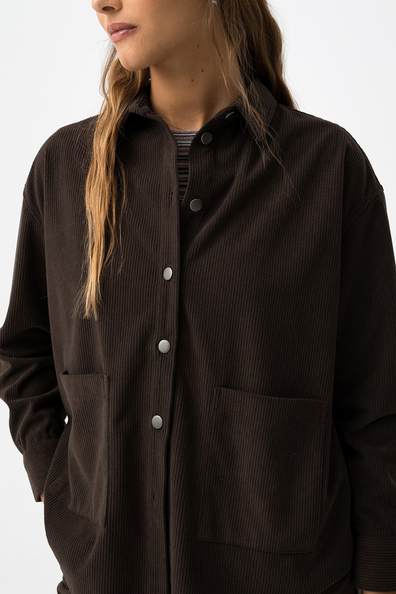 Camisa Oversize Chocolate