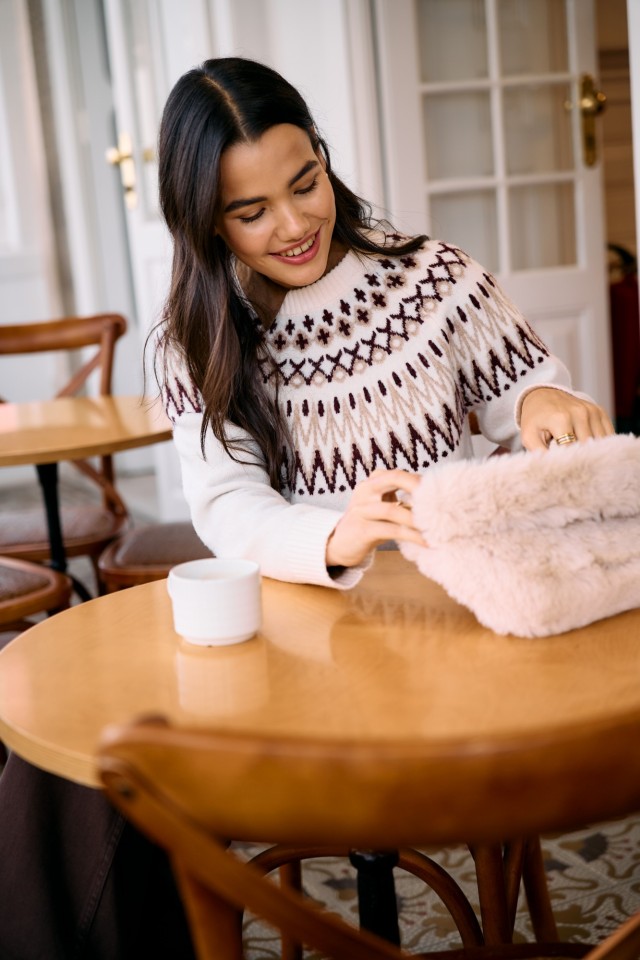 Camisola Malha Fair Isle