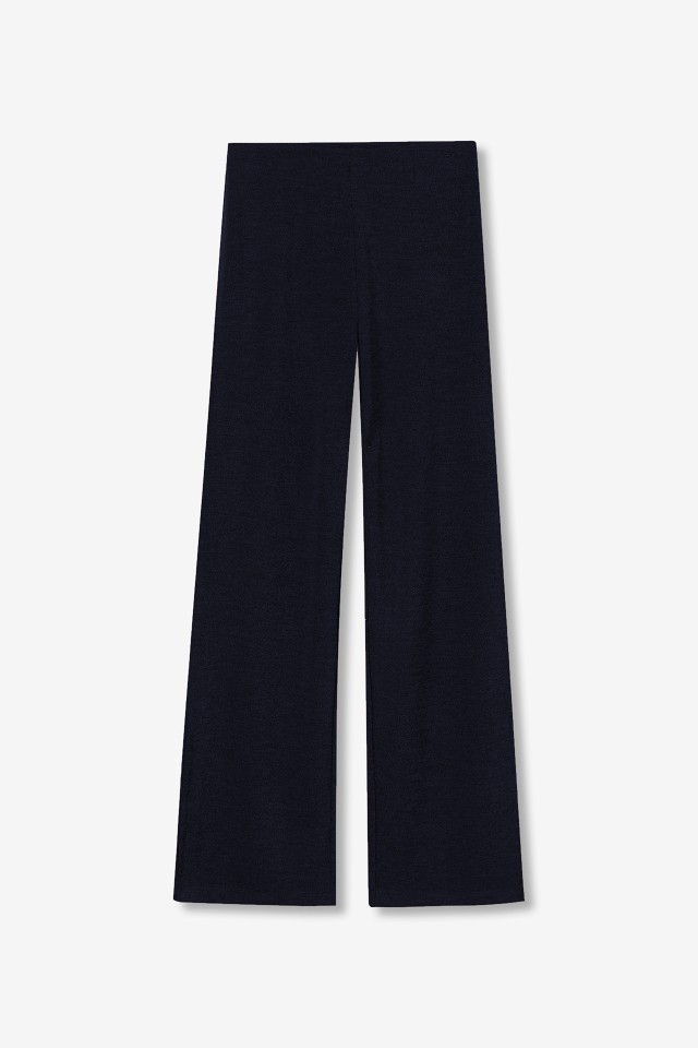 Women�s Wide-Leg Blue Trousers