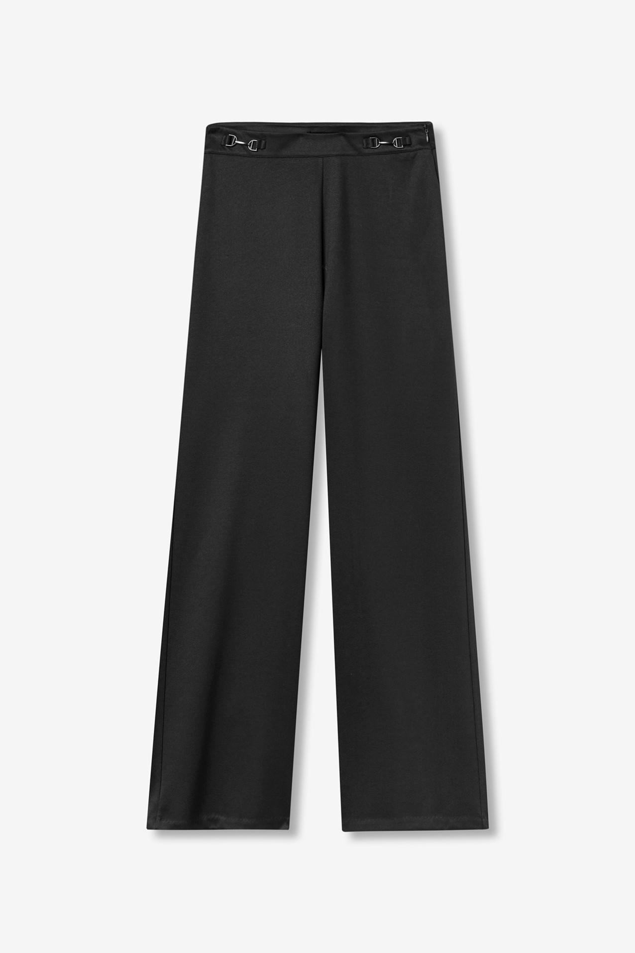 Wide Leg Grey Trousers