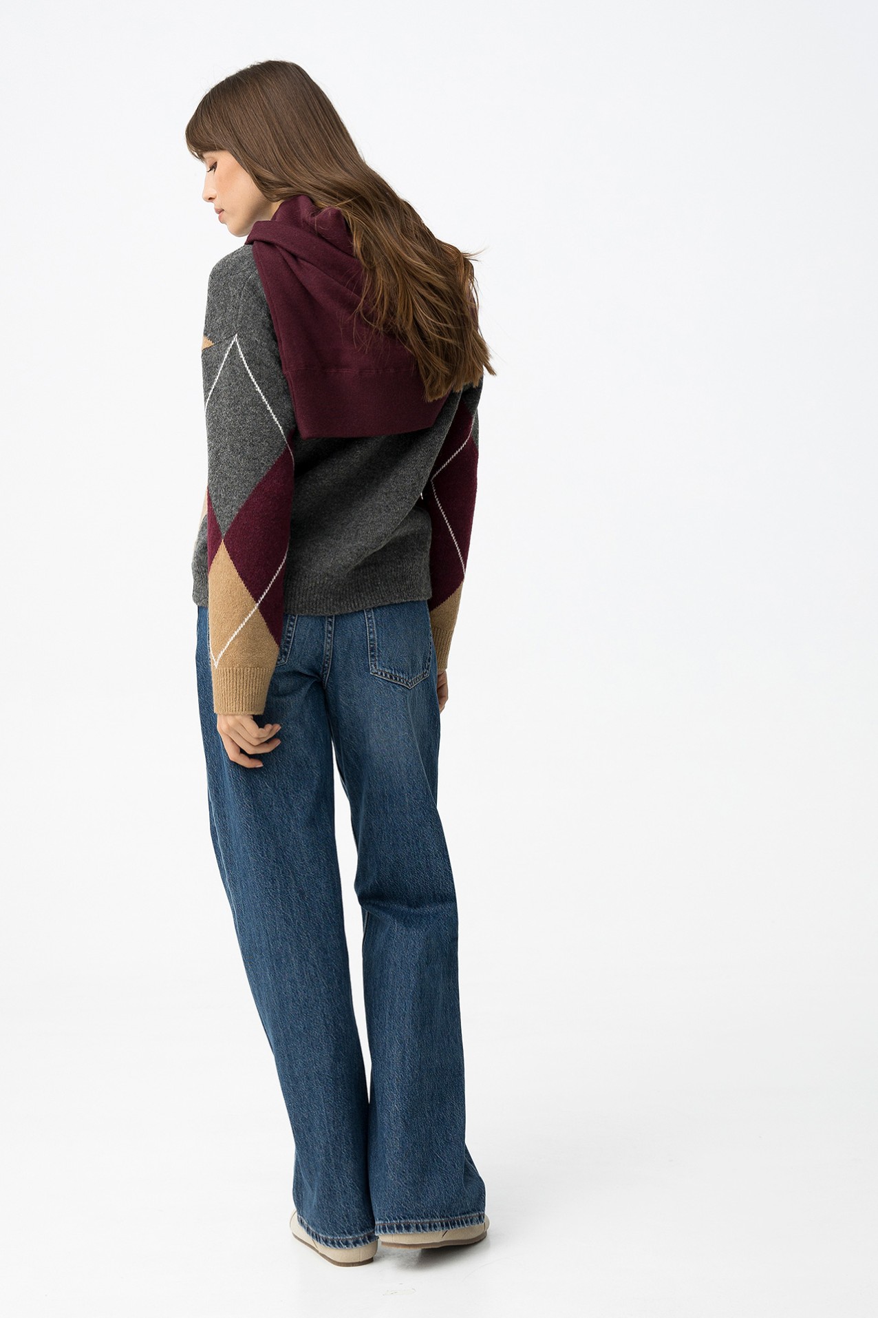 Jeans Bonnye Wide Leg de Tiro Alto