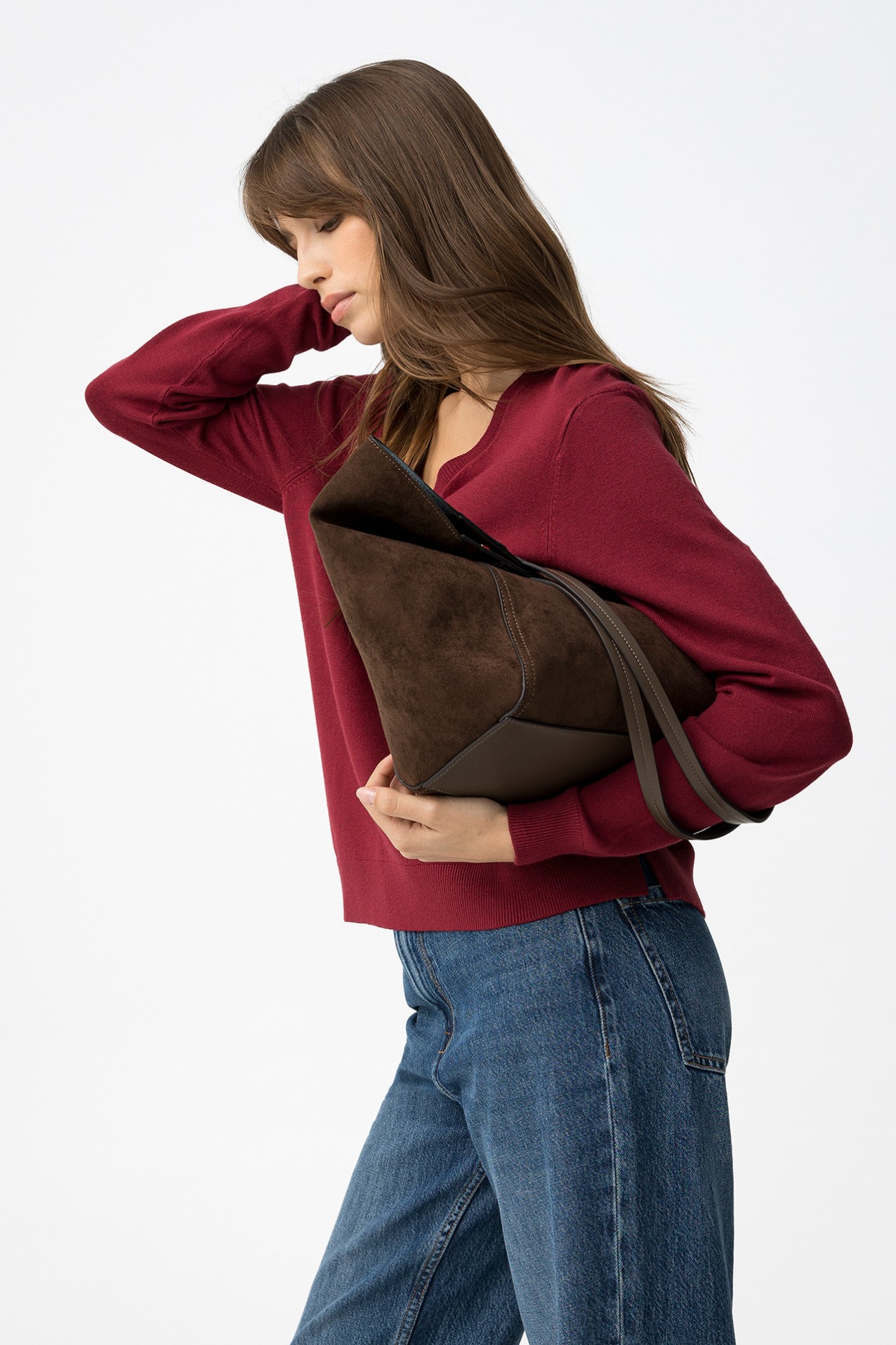 Camiseta roja de punto