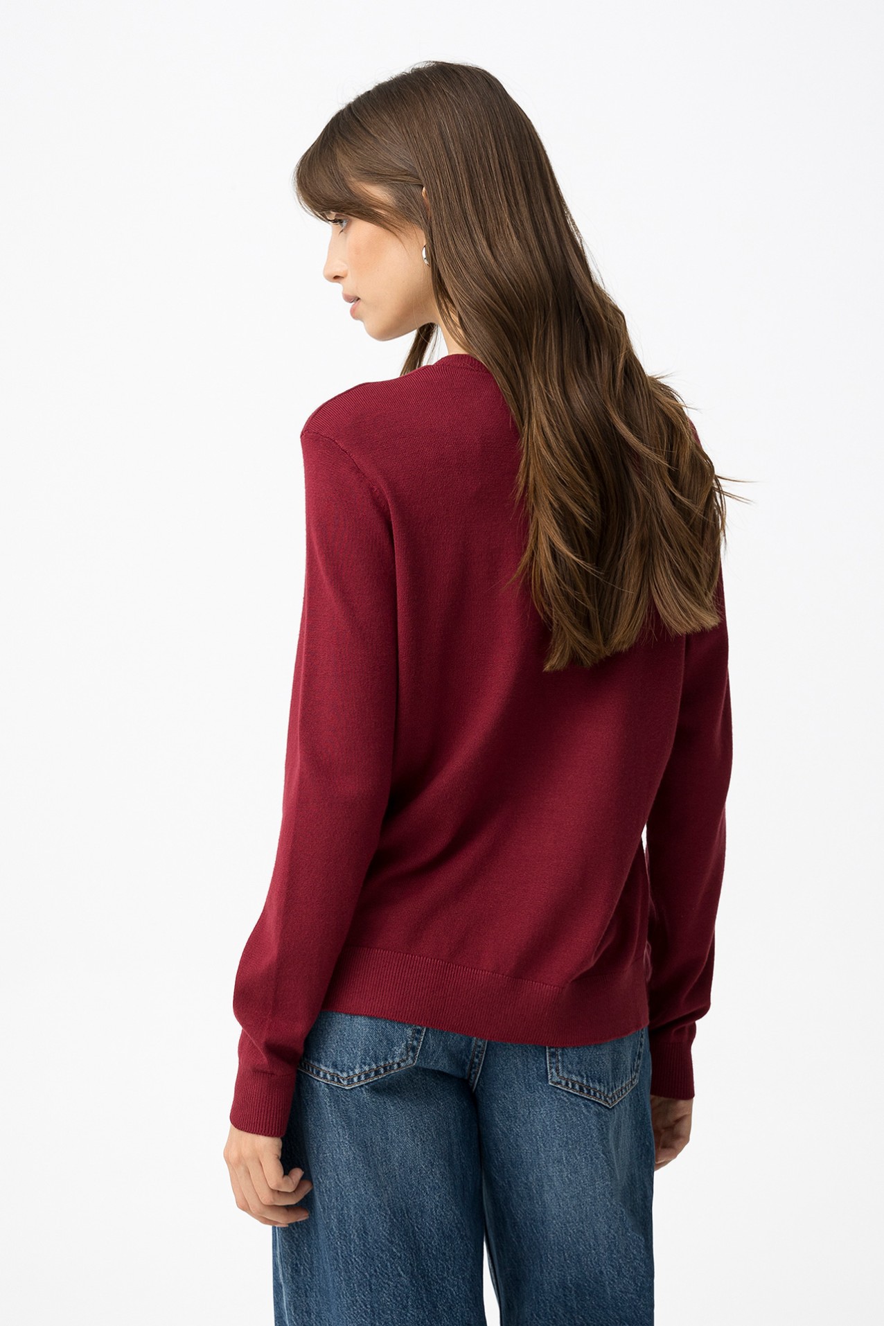 Camiseta roja de punto