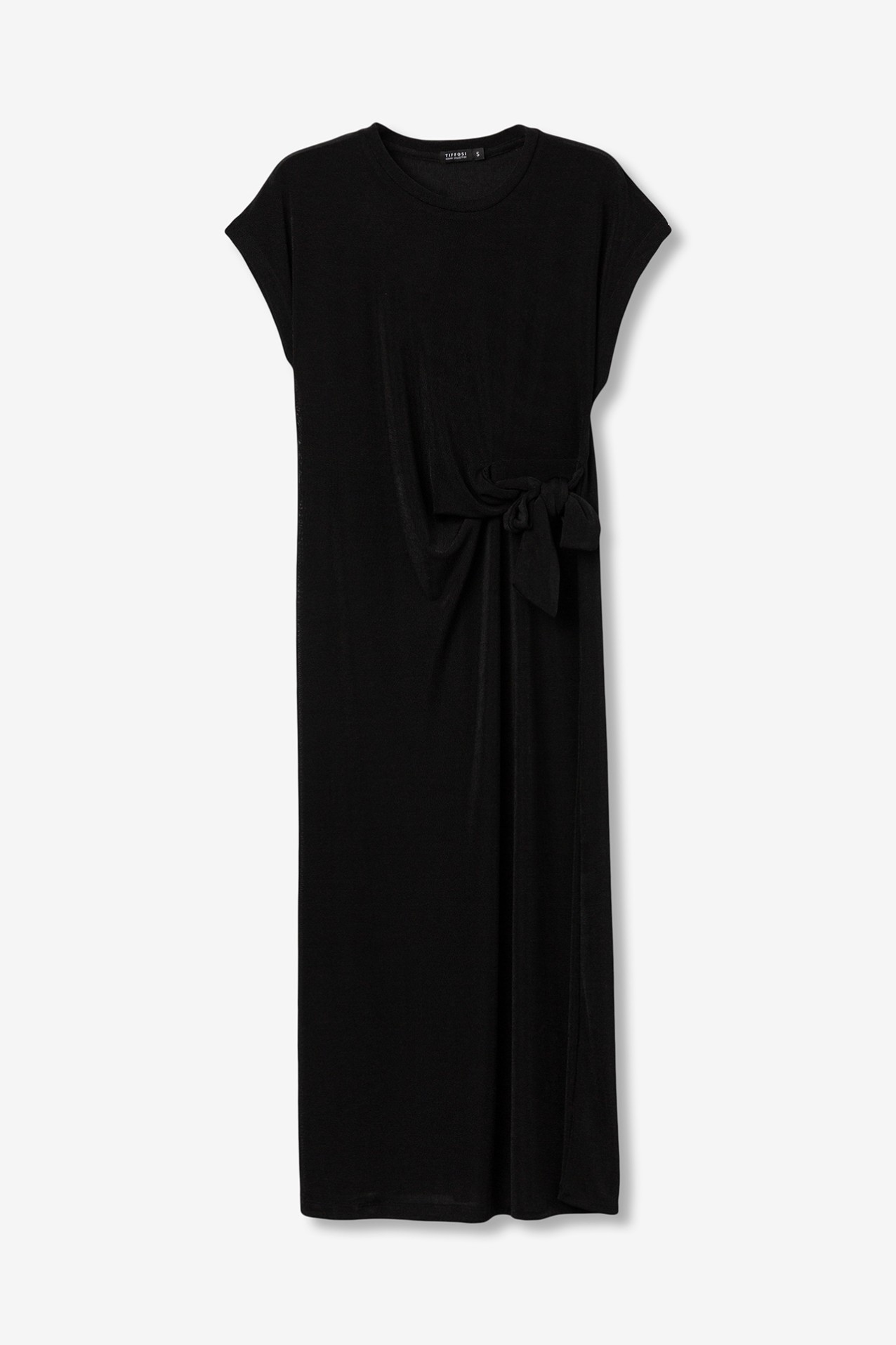 Black Minimal Midi Dress