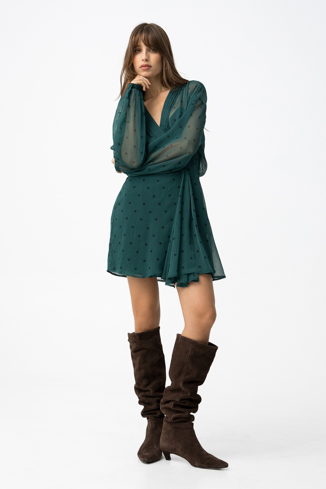 Vestidos y monos Verde