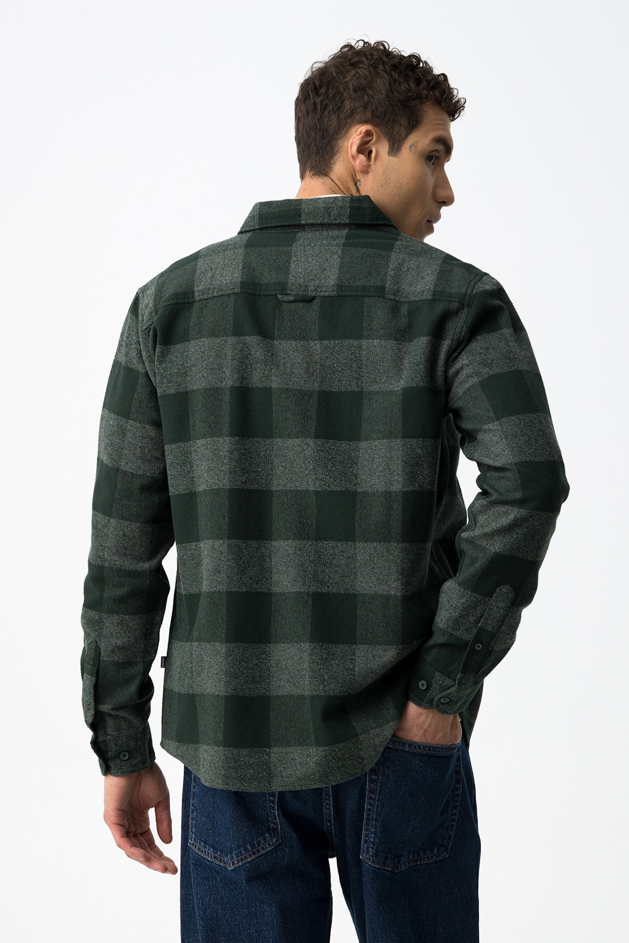 Camisa Regular Fit a Cuadros