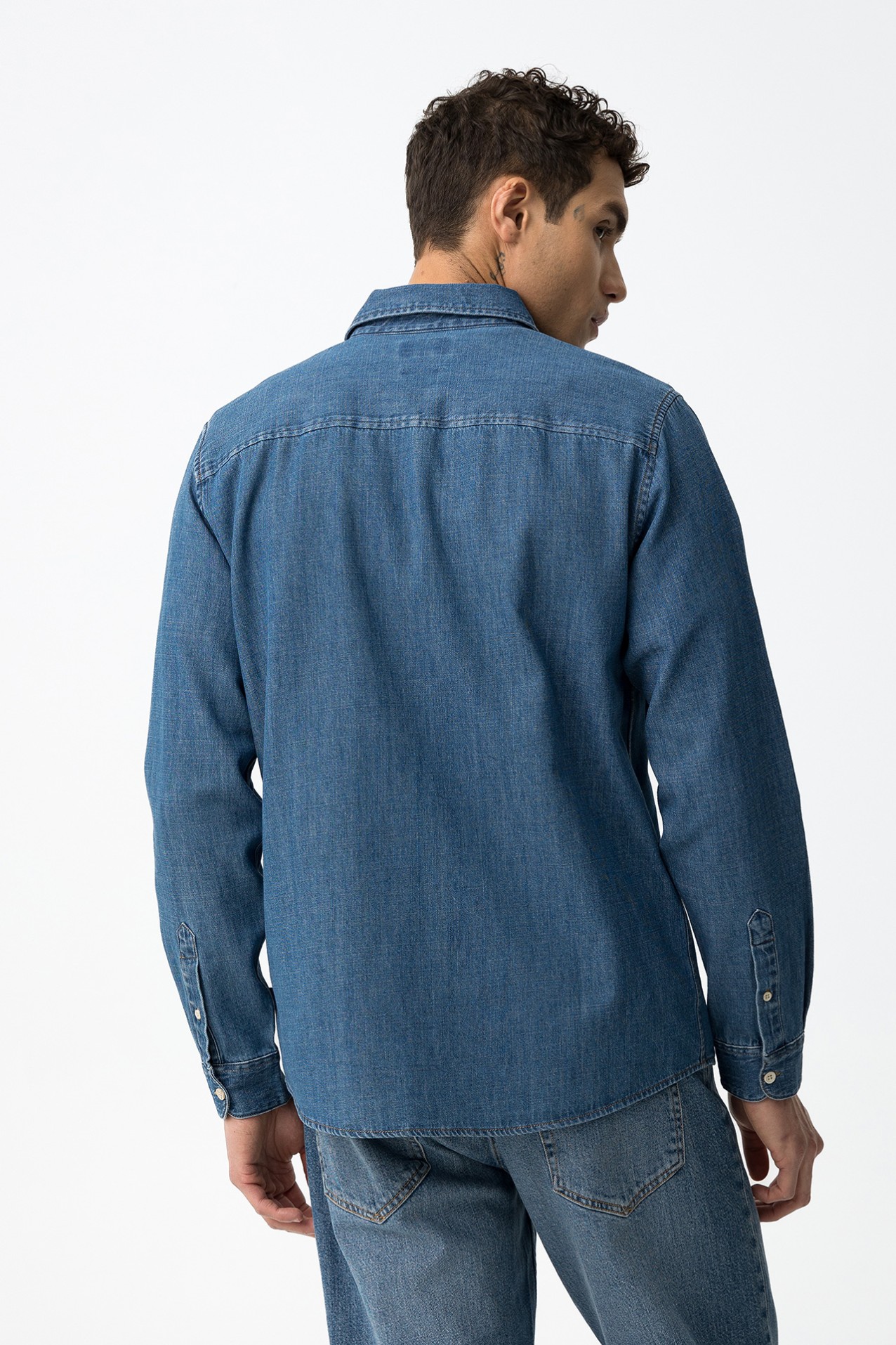 Regular Fit Denim Shirt