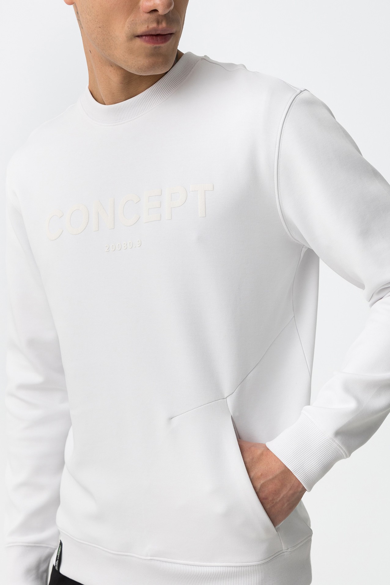 Sweatshirt Estampada com Relevo