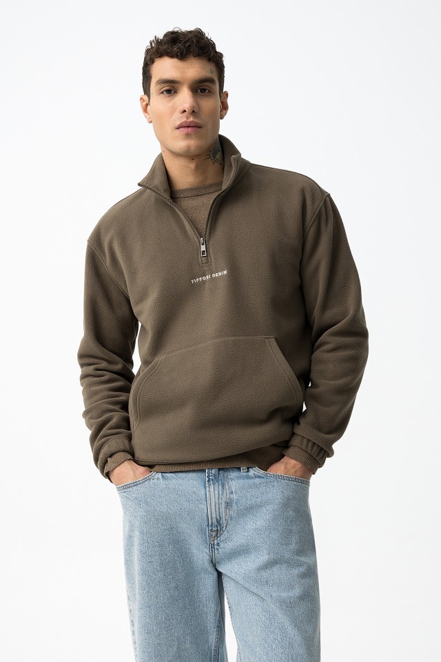 Sweatshirt Castanho