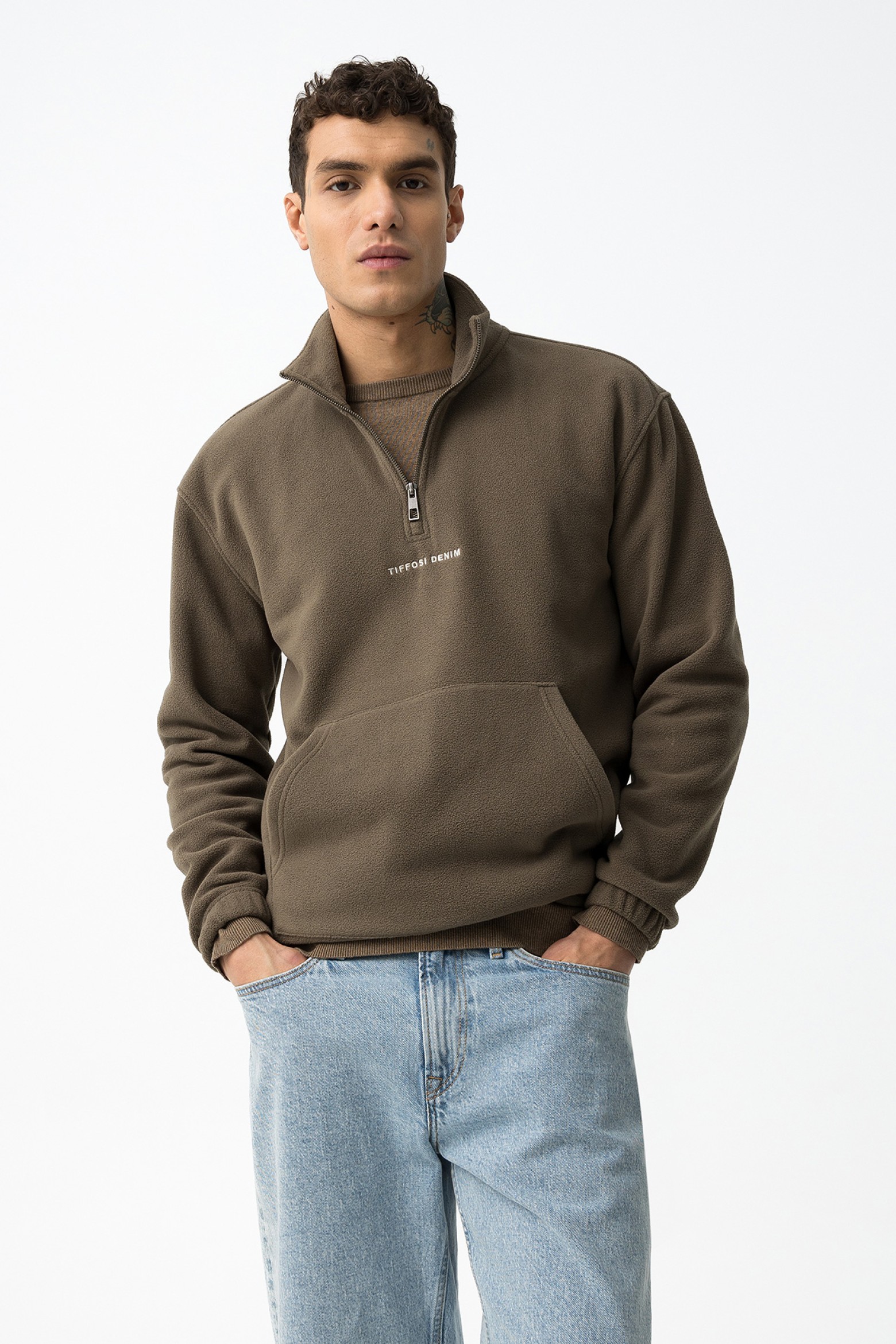 Sweatshirt Castanho