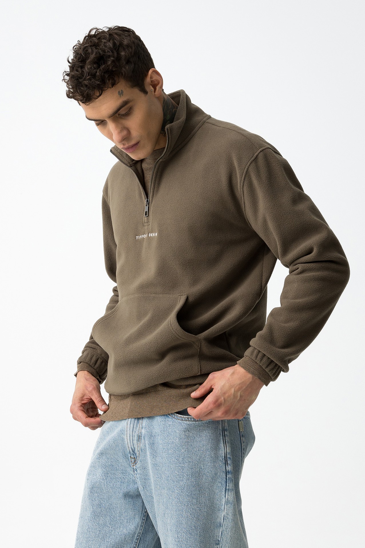 Sweatshirt Castanho