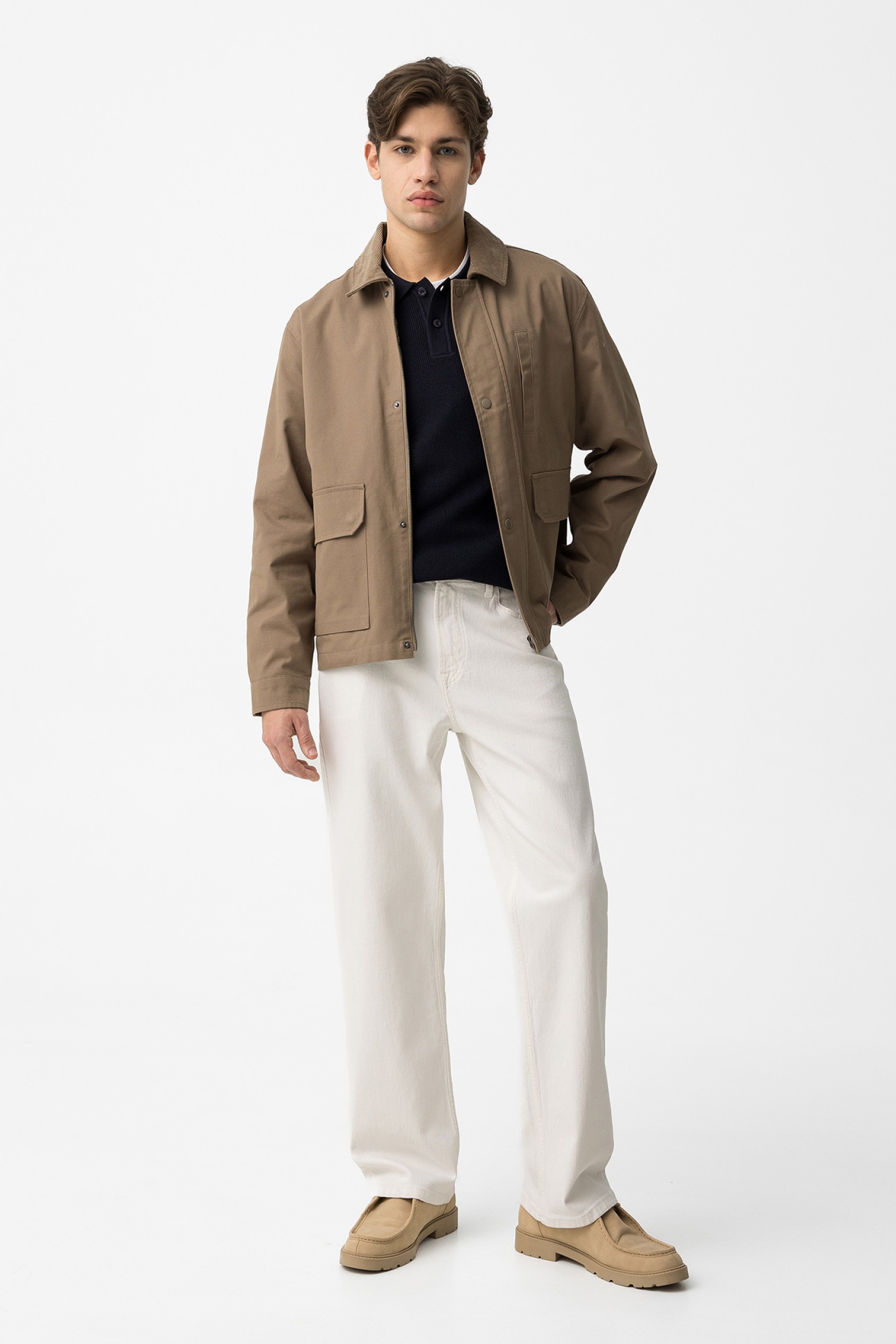 White Loose Fit Jeans